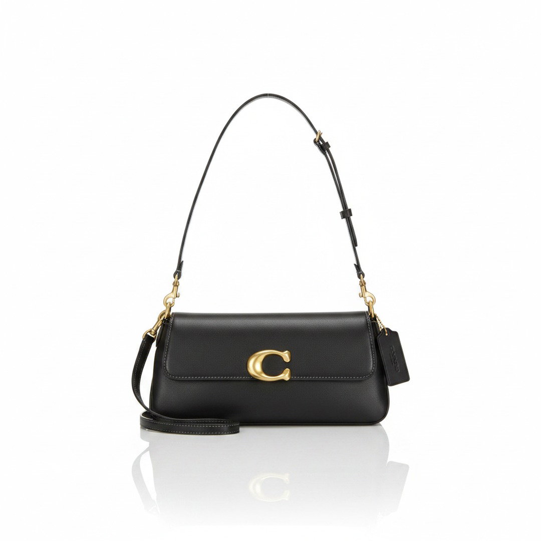 black slim shoulder bag ireland flap crossbody 25cm