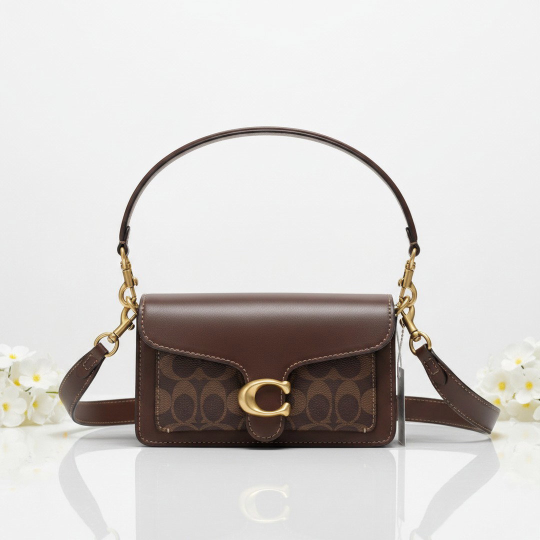 Compact Crossbody Bag Ireland – Dark Brown 20cm