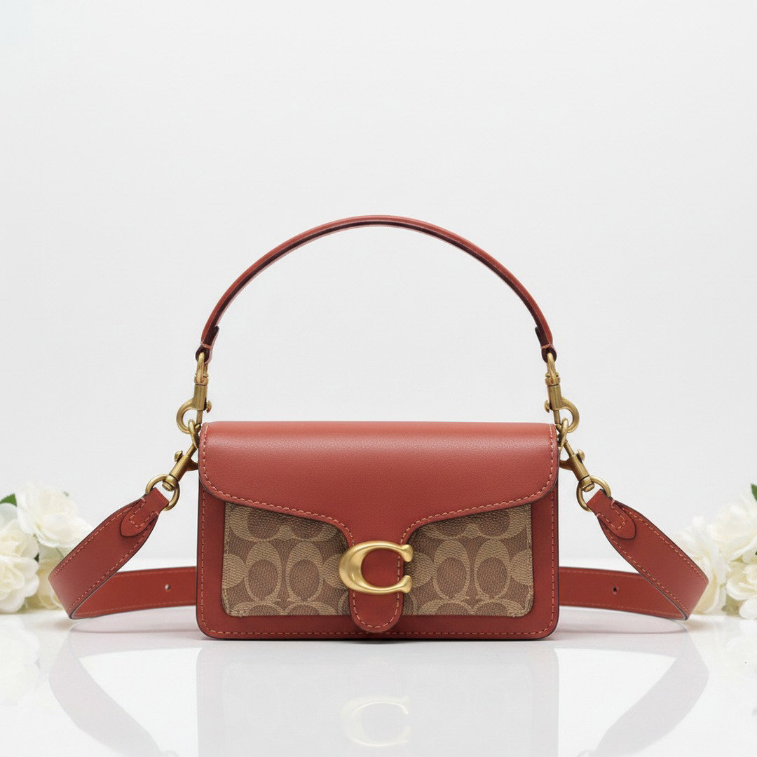 Compact Crossbody Bag Ireland – Tan 20cm Flap Shoulder Bag