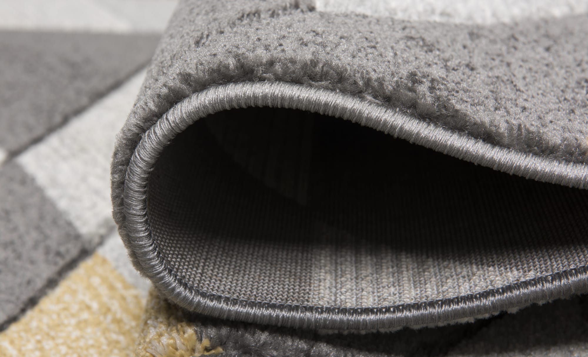 Asher Rug Grey-Mustard - Image 6