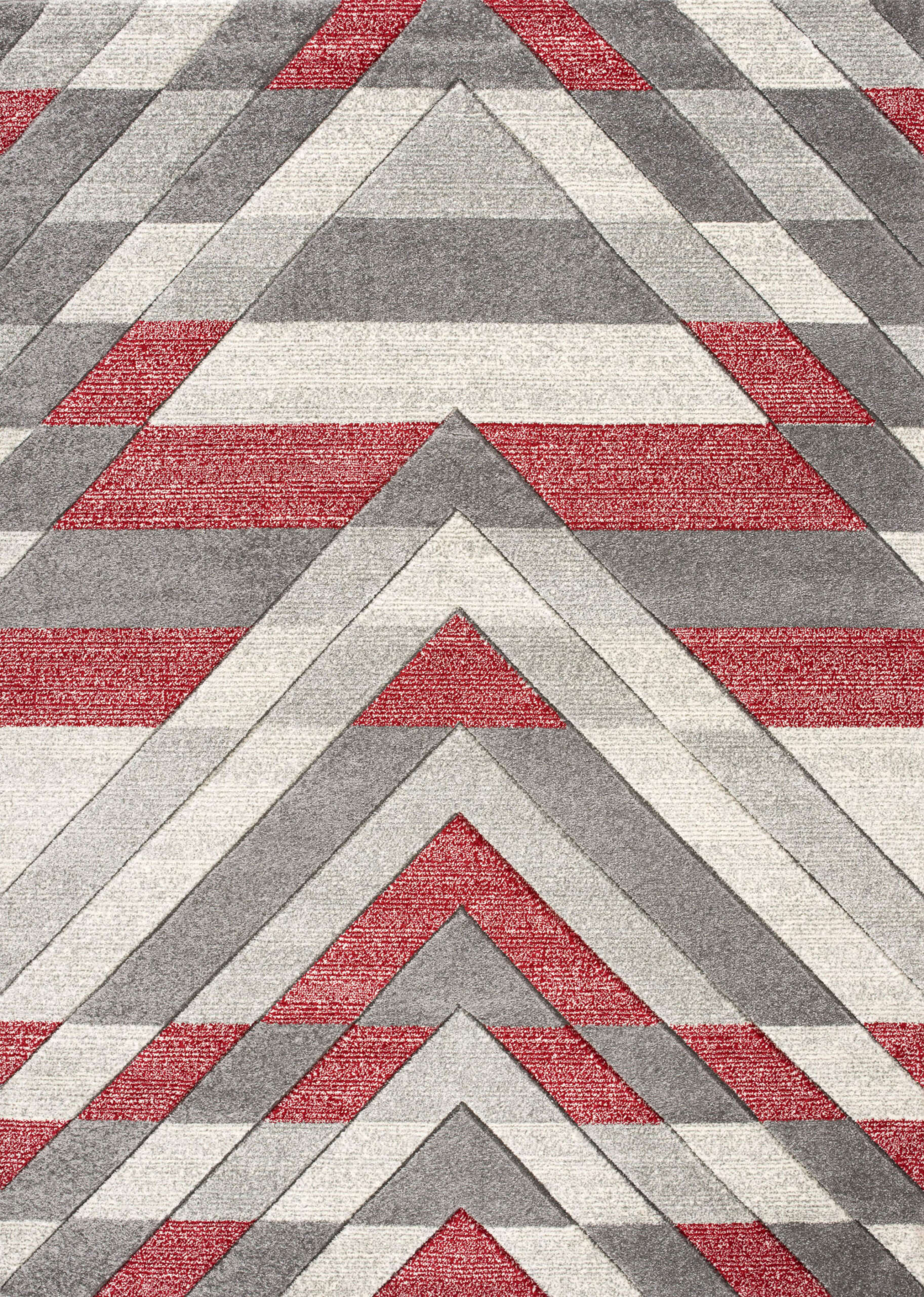 Asher Rug Grey-Red - Image 2