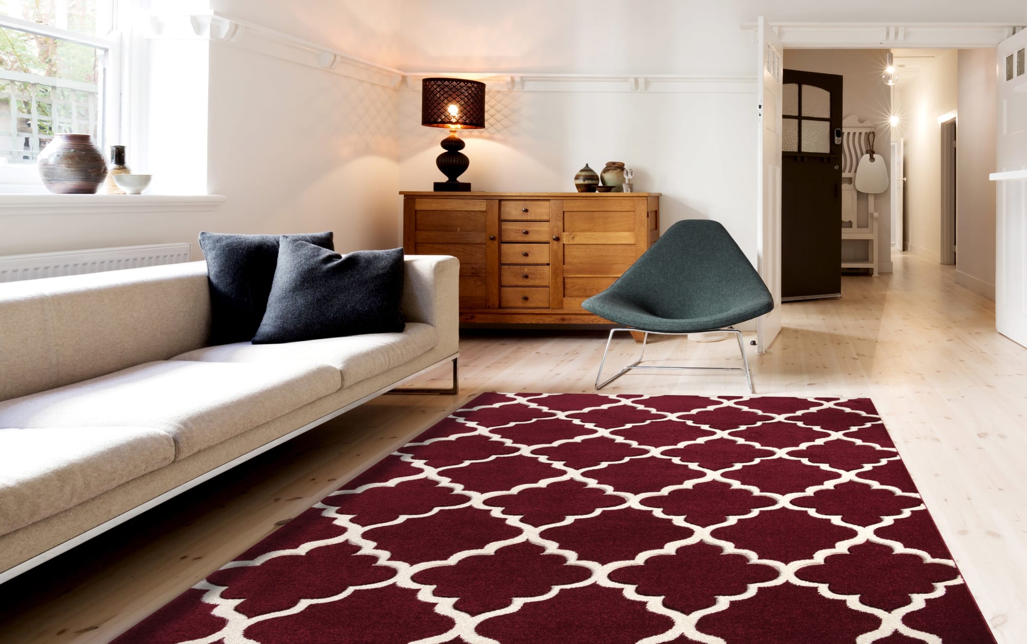 Darcy Rug Red