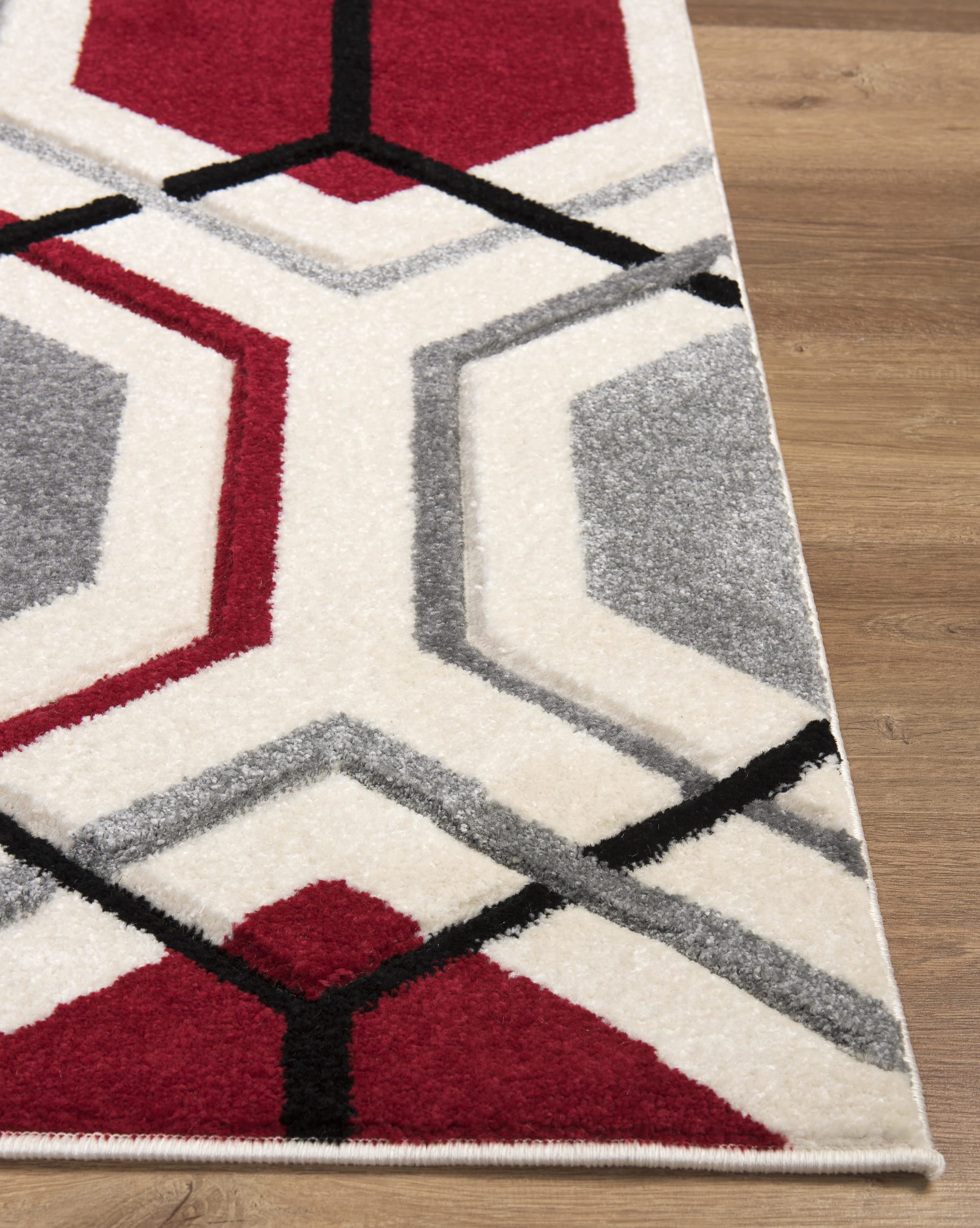 Elise Rug Cream-Red - Image 4