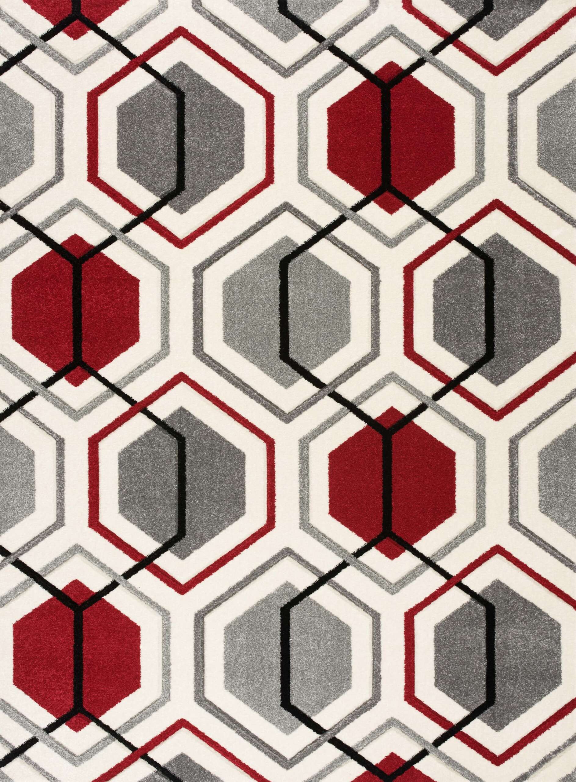 Elise Rug Cream-Red - Image 2