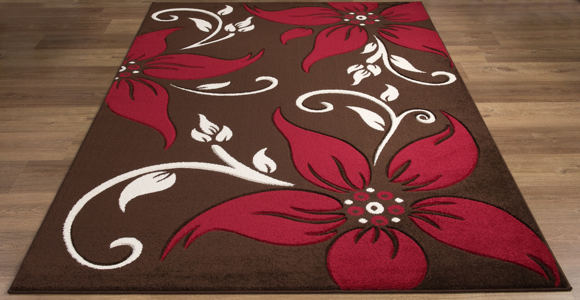 Primrose Rug Choc-Red - Image 6