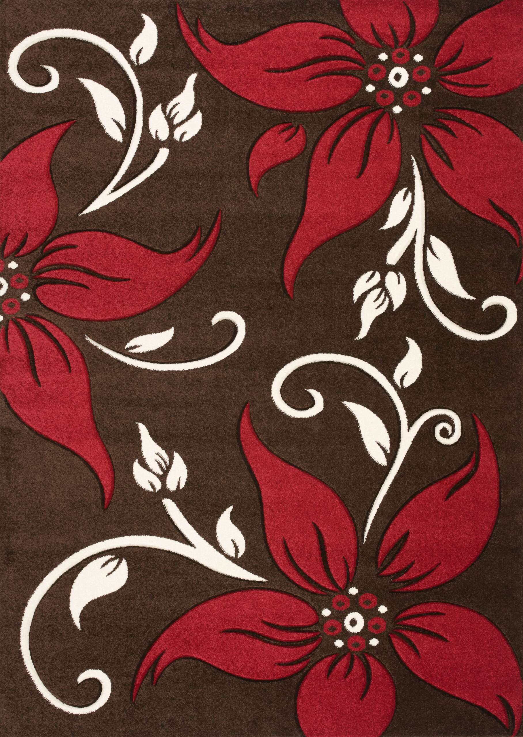 Primrose Rug Choc-Red - Image 2