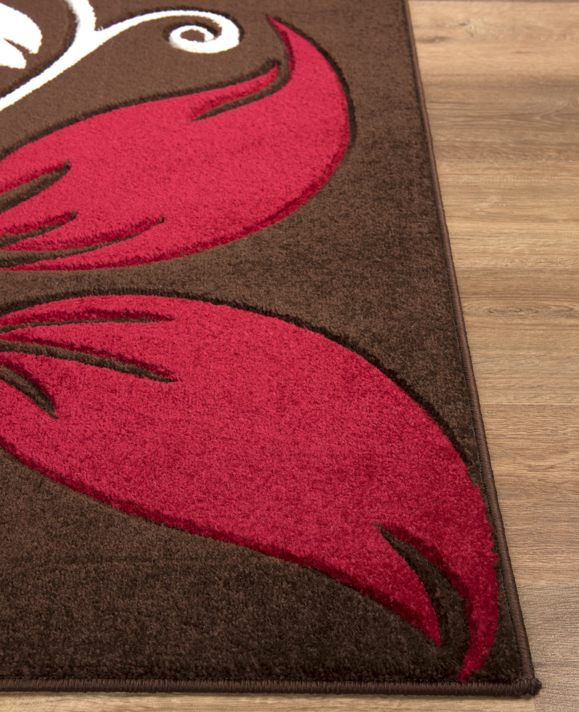 Primrose Rug Choc-Red - Image 5