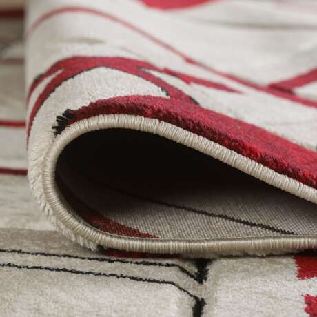 Accra Rug - Cream Red