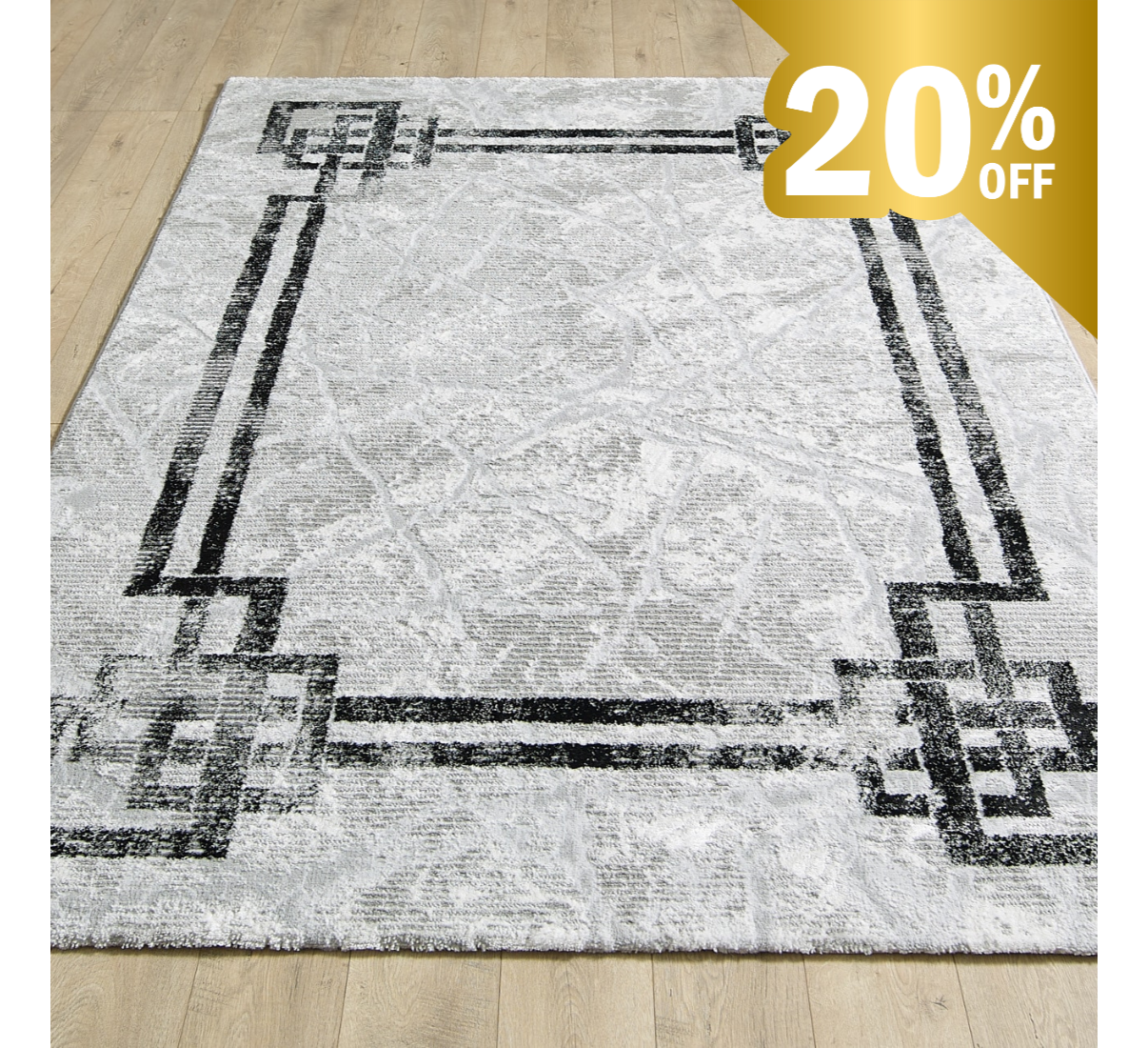 Alisa Rug - Grey Black - Image 6