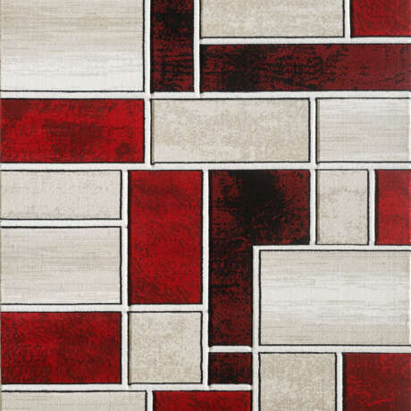 Lagos Rug - Cream Red