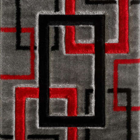 Mercury Rug - Grey Red