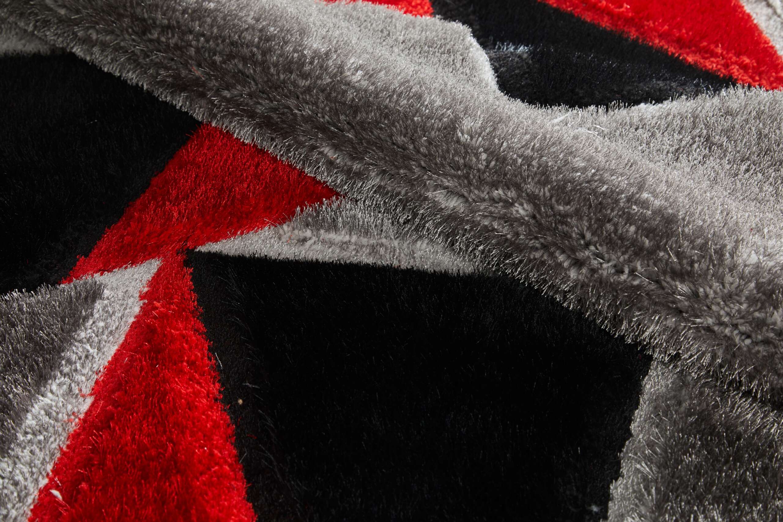 Pluton Rug - Grey Red - Image 5