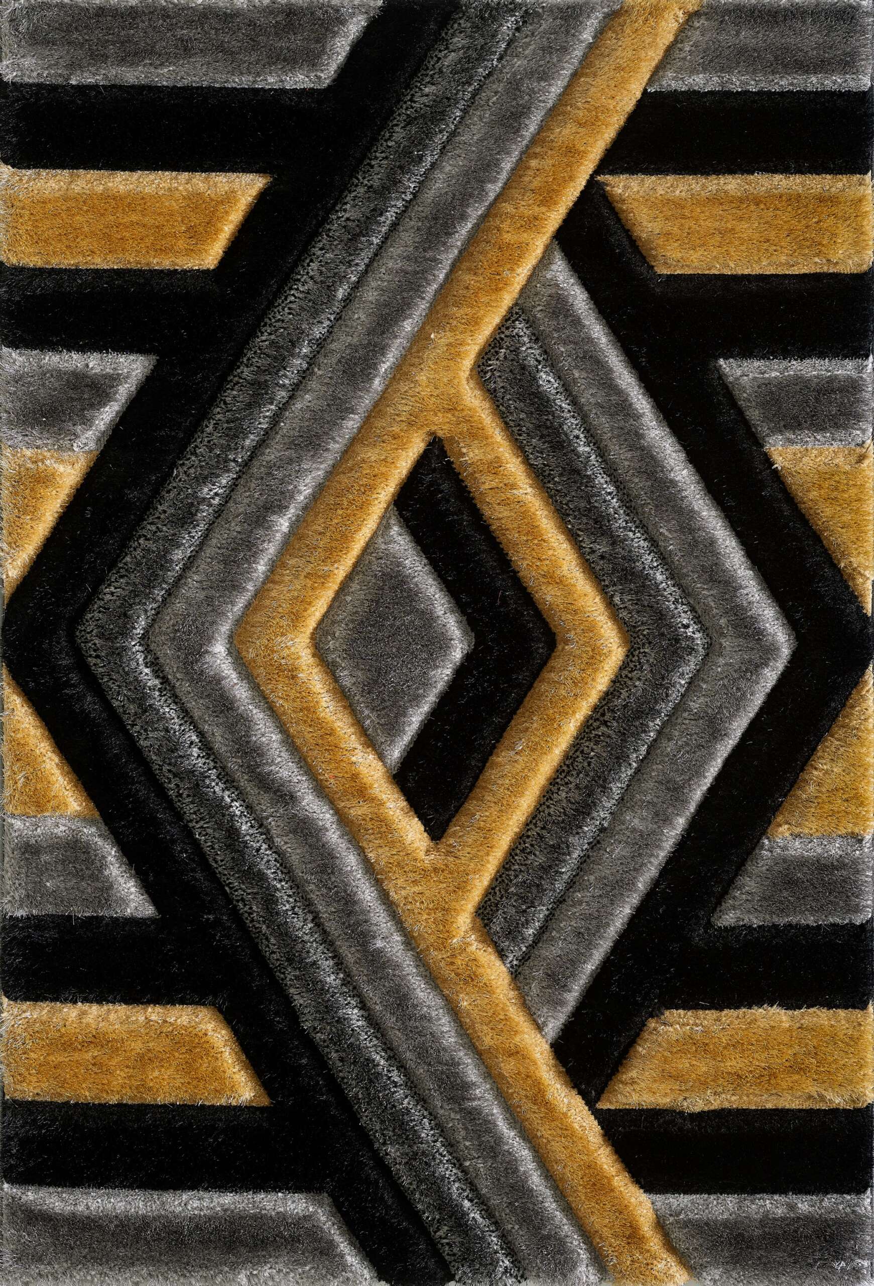 Saturn Rug - Grey Gold