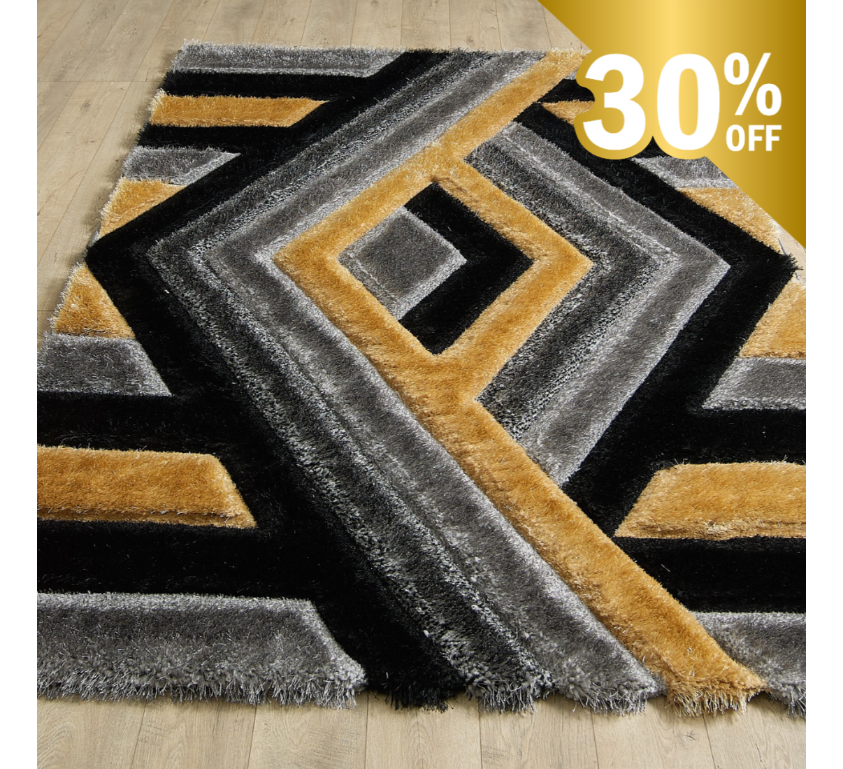 Saturn Rug - Grey Gold - Image 6
