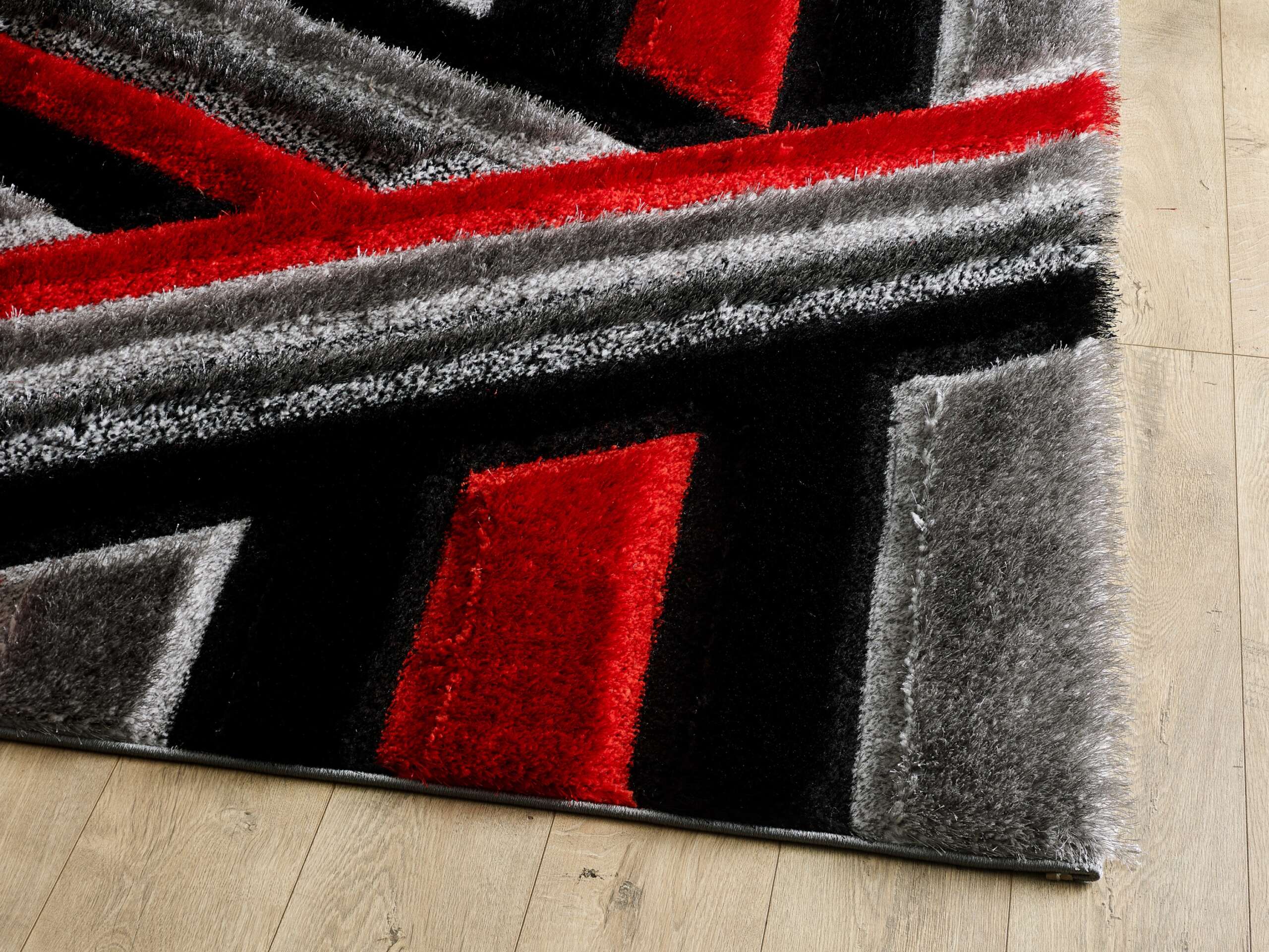 Saturn Rug - Grey Red - Image 2