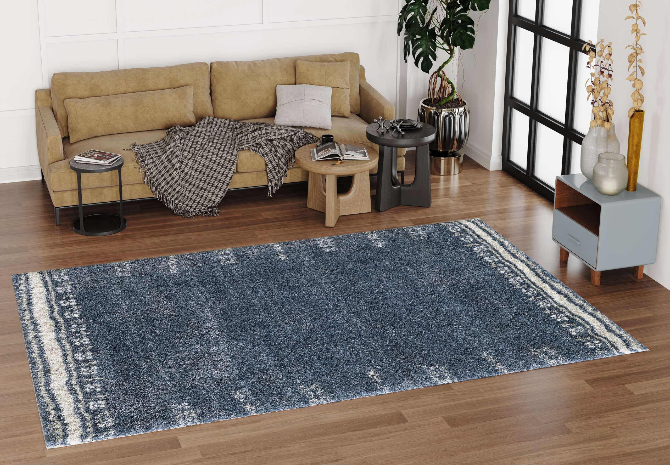 Venice Rug - Blue 1696 - Image 6