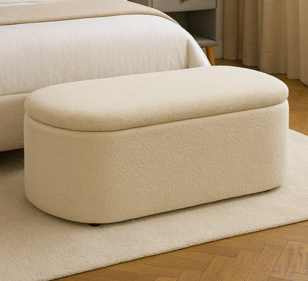 Donegal Bed Frame – Grey or Cream Fabric - Image 4