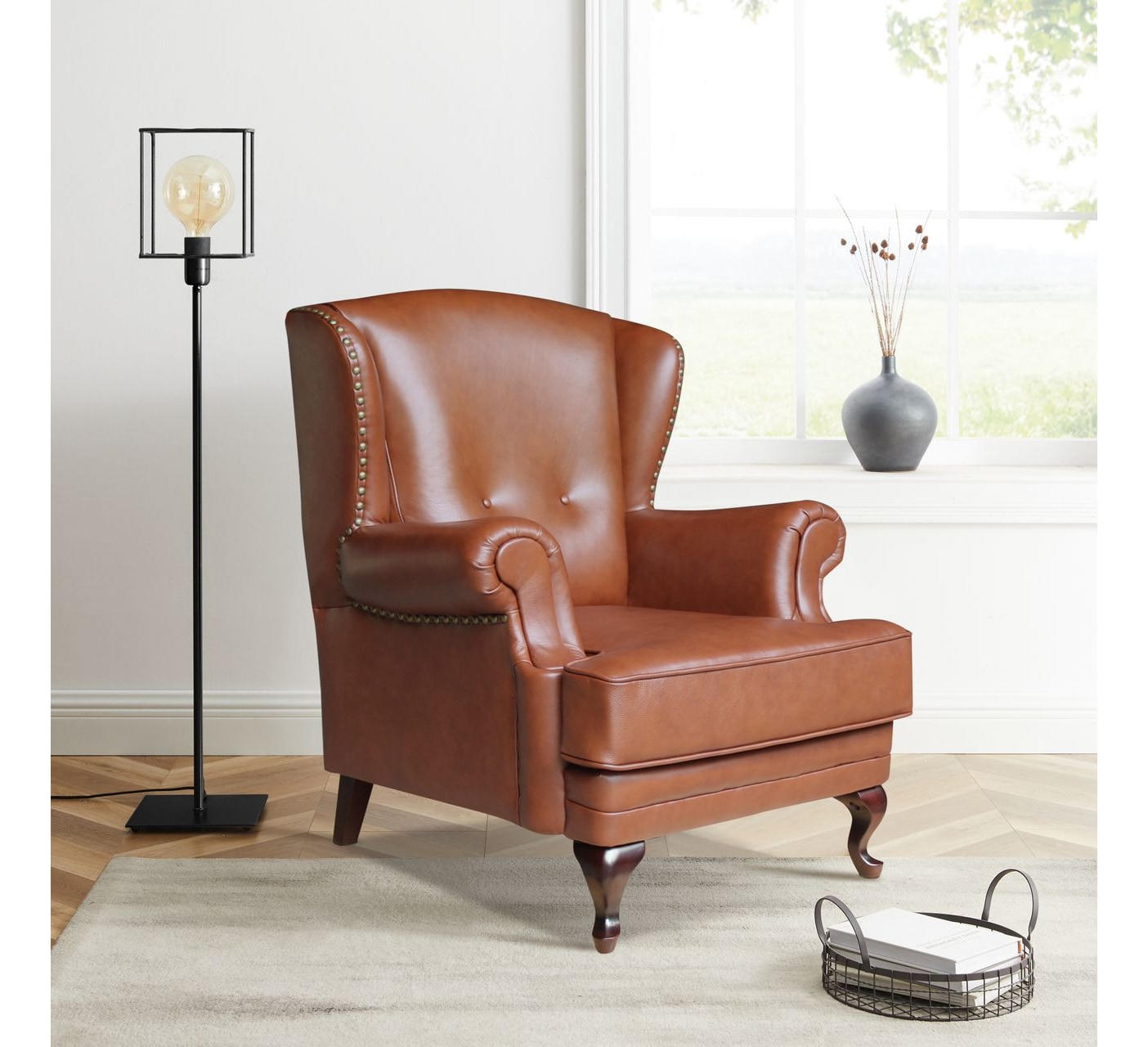 Miami Armchair – Dark Brown Leather with Power Recliner - Image 2