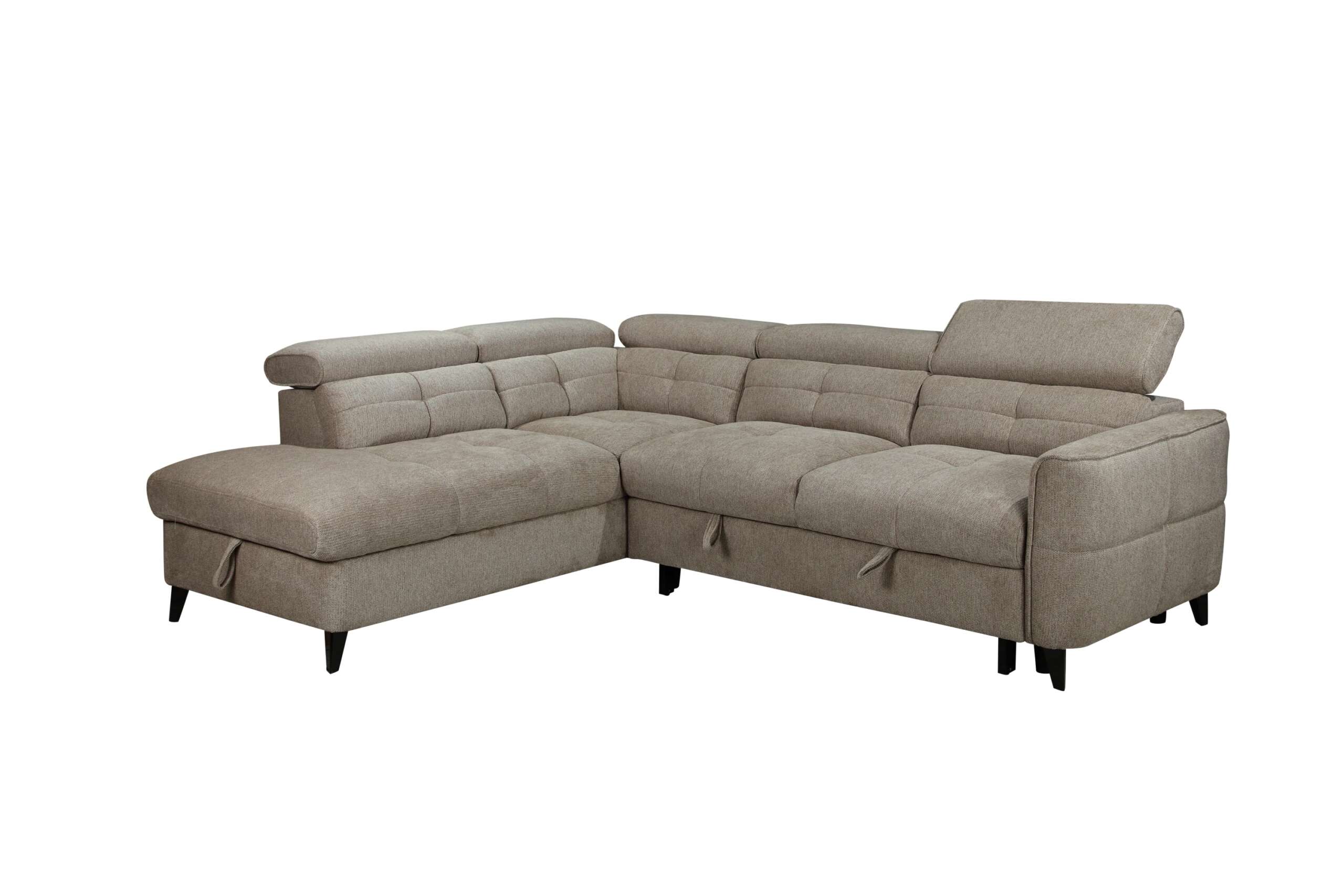 Samantha Corner Sofa Brown