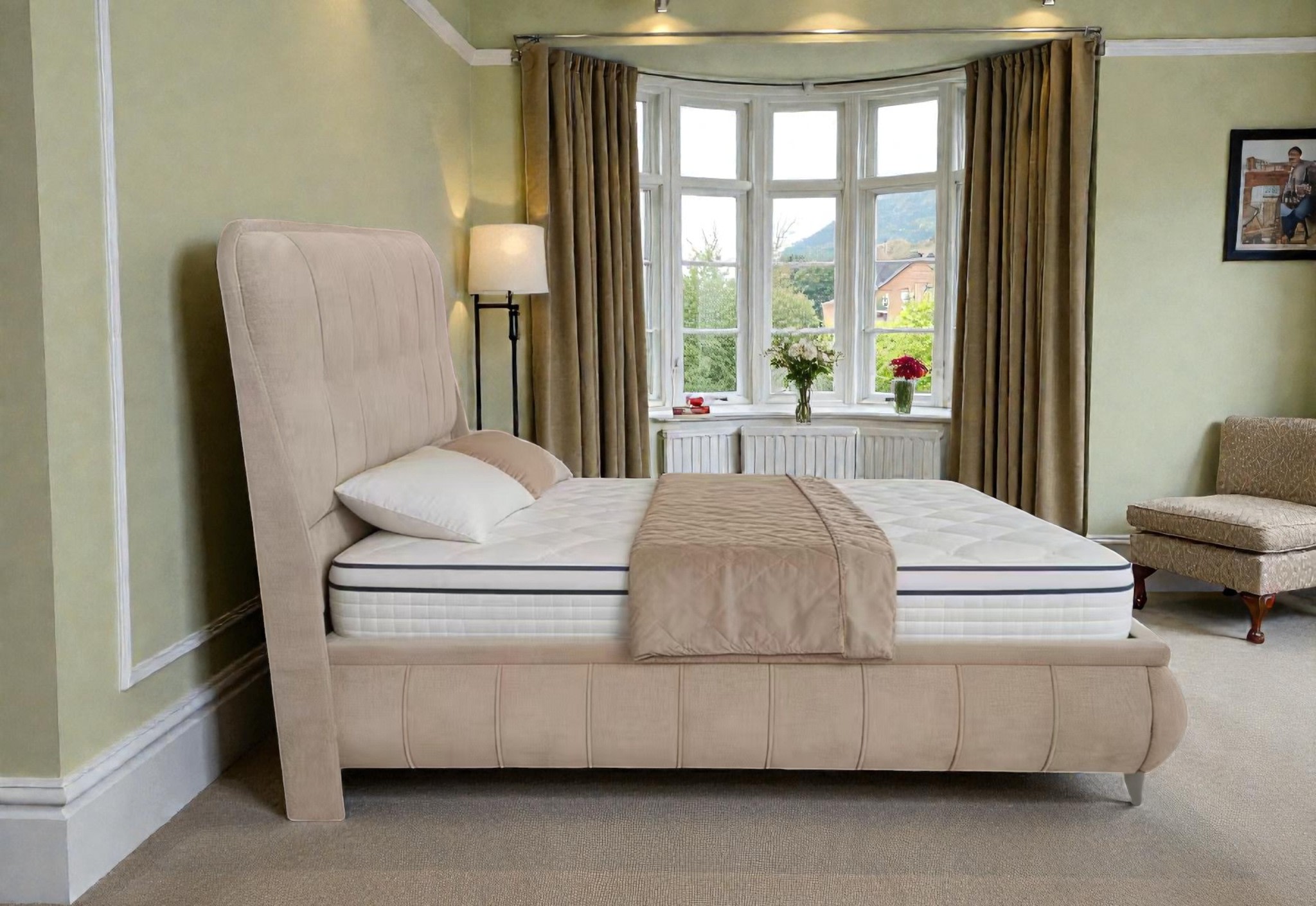 Limerick Beige Storage Bed - Image 2
