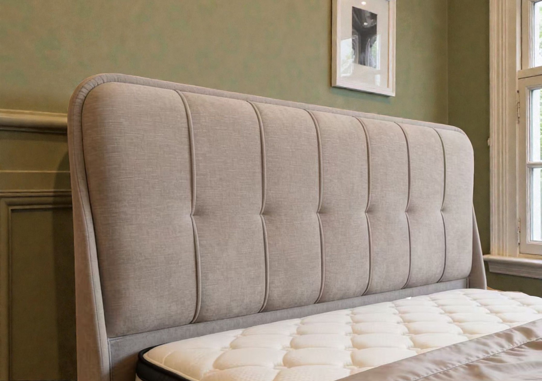 Limerick Beige Storage Bed - Image 6