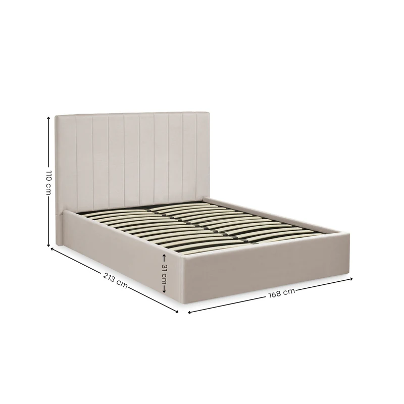 Aylen Lift-Up Ottoman Storage Bed - Image 2