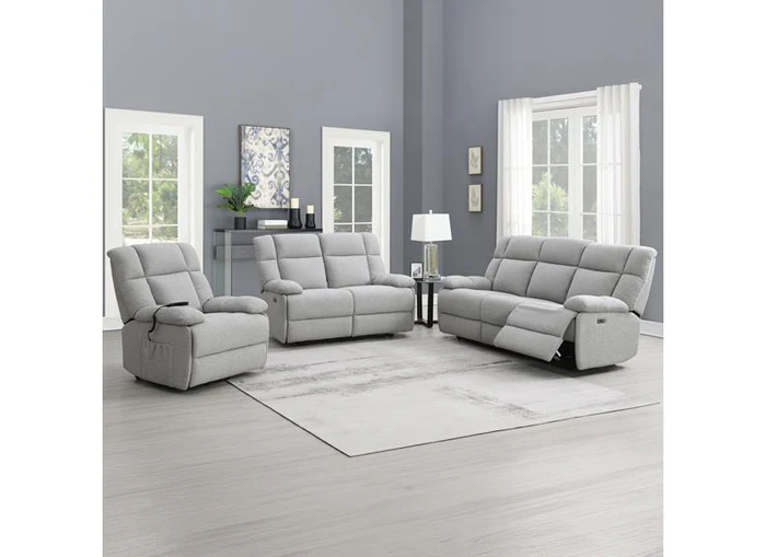 Halton Grey Fabric 2PP Sofa – Modern Comfort, Timeless Style, Premium Craftsmanship - Image 2