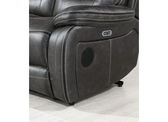 Noah 'Tech' Grey Sectional Sofa - Image 3