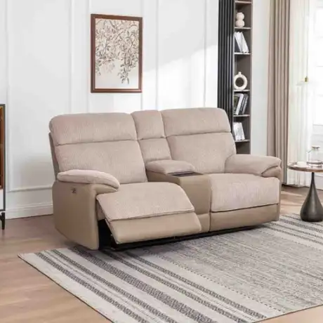 Arlington Cord Fabric Powered Sofa