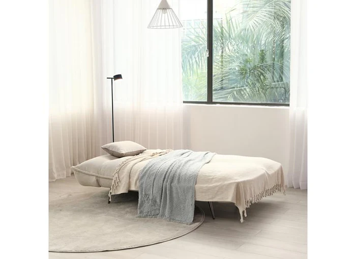 Eukon Fabric Sofa Bed – Clik-Clak Mechanism 190x90cm - Image 5