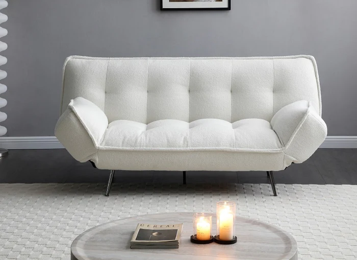 Eukon Fabric Sofa Bed – Clik-Clak Mechanism 190x90cm