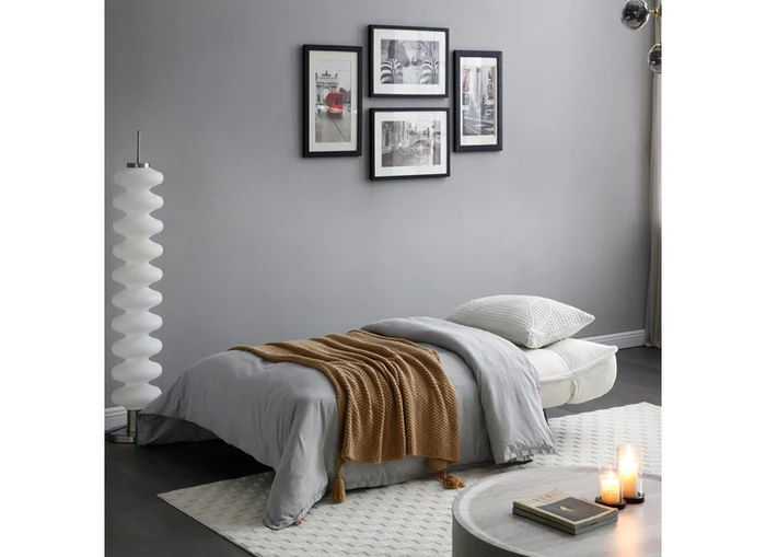 Eukon Fabric Sofa Bed – Clik-Clak Mechanism 190x90cm - Image 3