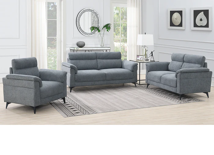 Roxy Grey(JX21) 3+2+1 Sofa Suite