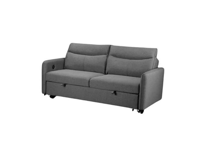 Sheila Grey Fabric Sofa Beds – Modern Compact Pull-Out Sleeper Couch - Image 6