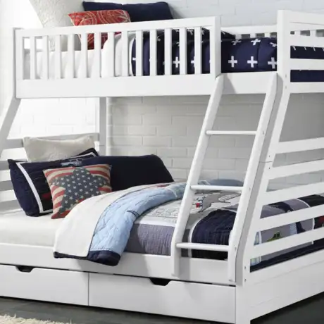 Space Triple Bunkbed in Grey or White