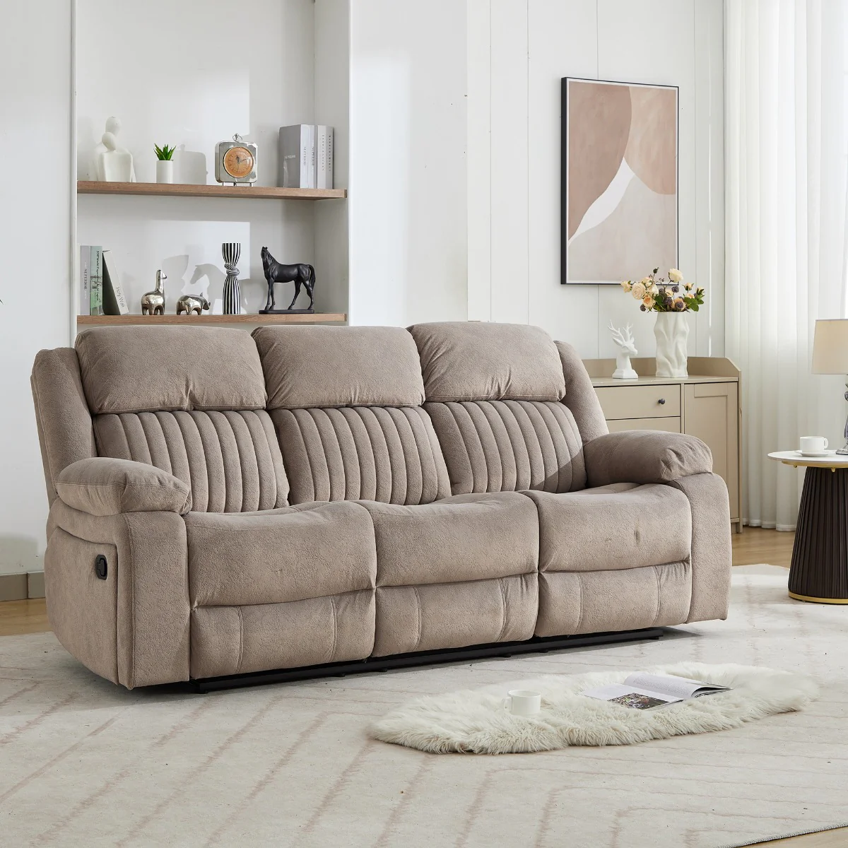 Morgan 3 Seater Recliner with Pocket Sprung Seats - Image 2