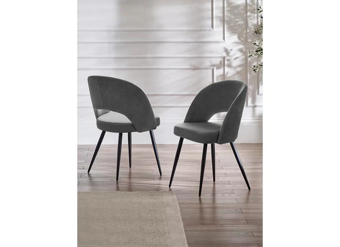 Anderson Round Glass Dining Table With Ella Dining Chairs - Image 5