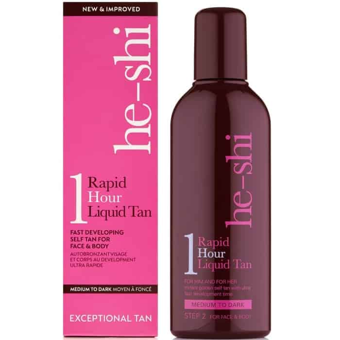 He-Shi Rapid 1 Hour Liquid Tan 150ml